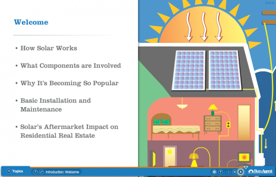 Solar Energy Basics - Work Samples - eLearning - Cloud 