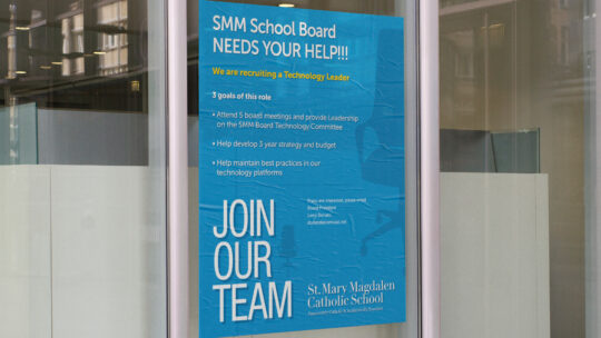 Screenshot of SMM Recruitment Poster